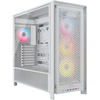 Corsair FRAME 5000D RS ARGB WHITE Modular Mid Tower Tempered Glass PC Gaming Case - Special Offer Image