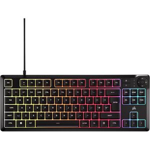 Corsair Corsair CH-9216065-UK Corsair K55 CORE TKL Tenkeyless RGB Membrane Gaming Keyboard