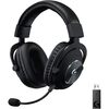Logitech G PRO X Wireless LIGHTSPEED Gaming Headset with Blue VO!CE Mic Filter Tech, 50mm PRO-G Drivers, and DTS Headphone:X 2.0 Surround Sound, 20+ Hour Battery, PC, PS5, PS4, Switch - Black Image