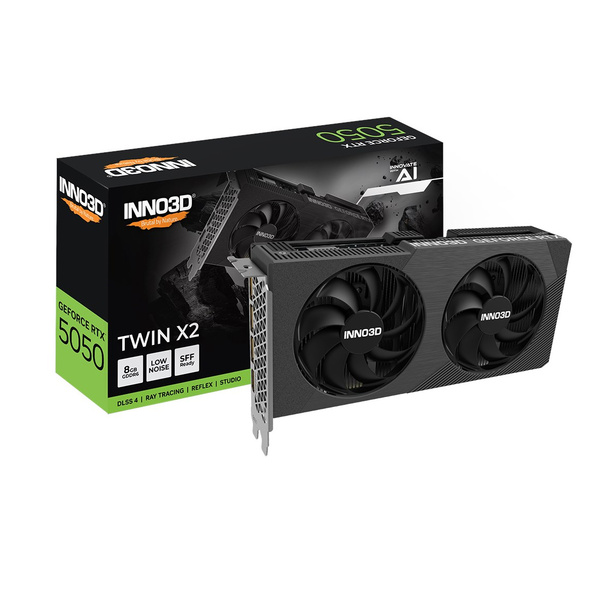 Inno3D GeForce RTX 5050 Twin X2 8GB GDDR6 Graphics Card