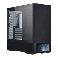 Lian Li Lian Li LANCOOL 207 Digital Black Mid Tower Compact Tempered Glass PC Gaming Case with 6`` LCD Screen