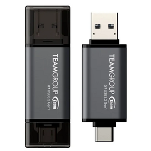 Team Group Team 128GB X1 USB-A & USB-C 3.2 Gen1 Memory Pen, 100MB/s, Aluminium Alloy