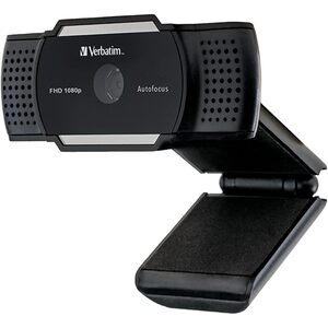 Verbatim Verbatim 1080p Full HD Webcam with Microphone, Auto Focus, Streaming Camera