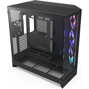 NZXT Nzxt H9 Air Flow Black Edition (2025) Large Dual-Chamber Rgb Mid Tower Case