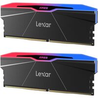 Lexar Lexar ARES Gen2 RGB DDR5 RAM 32GB Kit (2x16GB) 6400MHz CL32 Desktop Memory,  XMP 3.0 / AMD EXPO