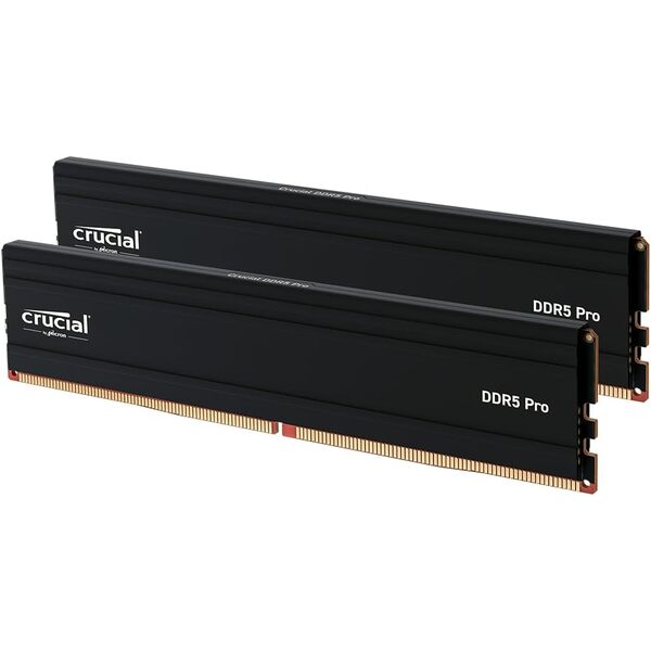 Crucial Pro 64GB (2x32GB) 5600MT/s DDR5 Memory Kit - Black