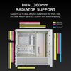 Corsair FRAME 4000D RS White ARGB Tempered Glass Modular Mid Tower ATX PC Case - Special Offer Image