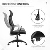 Vinsetto Office Chair Fixed Armrest Black 120 kg Image