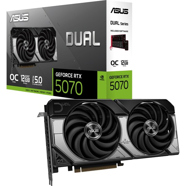 ASUS GeForce RTX 5070 Dual OC 12GB GDDR7 Graphics Card