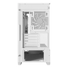 Deepcool CG380 3F Micro-ATX Gaming Case White Panoramic Tempered Glass Side Panel Image
