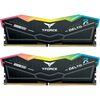 Team Group TEAM DELTA RGB DDR5 DESKTOP MEMORY BLACK 6400MHz - 1x DDR5 PURCHASE PER CUSTOMER MAXIMUM DUE TO SHORTAGES Image
