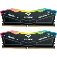 Team Group TEAM DELTA RGB DDR5 DESKTOP MEMORY BLACK 6400MHz - 1x DDR5 PURCHASE PER CUSTOMER MAXIMUM DUE TO SHORTAGES