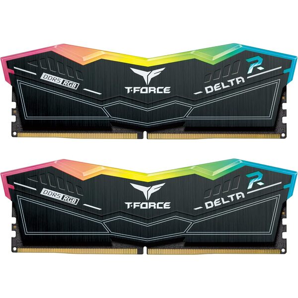 Team Group TEAM DELTA RGB DDR5 DESKTOP MEMORY BLACK 6400MHz