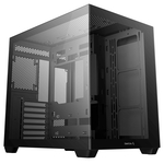 DeepCool CG530 Dual-Chamber Mid Tower Case, Tempered Glass Panels - Black - Special Offer