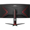 Aoc Gaming 34 Inch WQHD Curved Monitor, VA, 180Hz, 1ms GtG, HDR400, Height Adjust, Game Mode, Speakers (3440 x 1440, 400 cd/m HDMI 2.0 / DP 1.4) Image