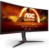 Aoc Gaming 34 Inch WQHD Curved Monitor, VA, 180Hz, 1ms GtG, HDR400, Height Adjust, Game Mode, Speakers (3440 x 1440, 400 cd/m HDMI 2.0 / DP 1.4) Image