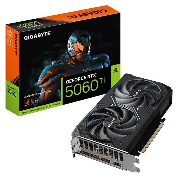 Gigabyte GeForce RTX 5060 Ti Windforce OC 16GB Graphics Card