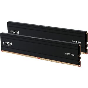 Crucial Crucial Pro 64GB (2x32GB) 6400MT/s DDR5 Memory Kit - Black 1x DDR5 PURCHASE PER CUSTOMER MAXIMUM DUE TO SHORTAGES