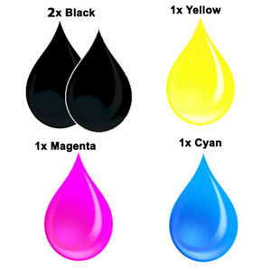 Generic Inks Epson Compatible T2626 5 pack Set 26XL Compatible Ink Set 1x Black, 1x XL Black, 1x Cyan, 1x Magenta, 1x Yellow