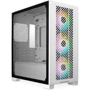 Coolermaster Cooler Master Elite 301 Mid Tower Gaming Case - White