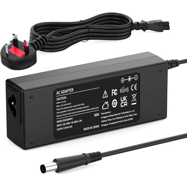 Lavolta  AC Adaptor laptop charger 19V / 4.74A For HP/Compaq etc 7.4x5.0mm