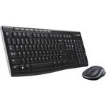Logiteck MK270 Wireless Desktop Keyboard And Mouse Kit - Black (Retail)