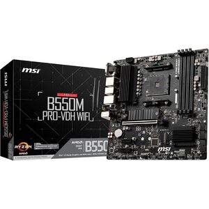 MSI MSI B550M PRO VDH WI-FI (Micro ATX) AMD Socket AM4 Motherboard