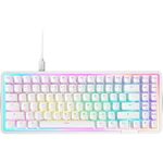 NZXT Function Elite MiniTKL Magnetic Switches Wired RGB Gaming Keyboard White - Special Offer
