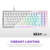 NZXT Function Elite MiniTKL Magnetic Switches Wired RGB Gaming Keyboard White - Special Offer Image