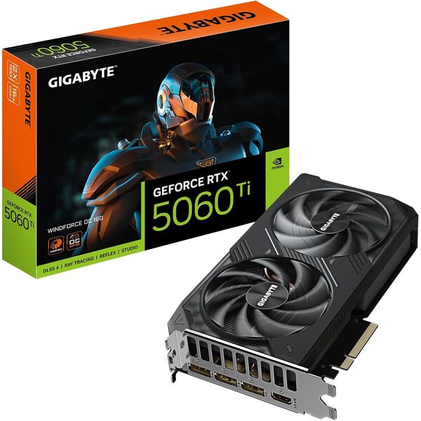 Gigabyte GeForce RTX 5060 Ti Windforce OC 16GB Graphics Card