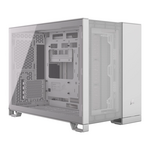 Corsair 2500D AIRFLOW White Micro ATX Dual Chamber Tempered Glass Micro ATX PC Case