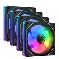 Deepcool 4x DeepCool CG530 Bulk Fan Kit - High Performance, Silent Operation, Black