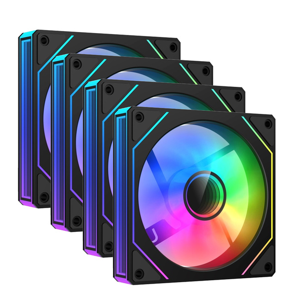 Deepcool 4x DeepCool CG530 Bulk Fan Kit - High Performance, Silent Operation, Black