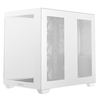 Deepcool CG530 4F Mid-Tower Case with Tempered Glass Panels, 4 Pre-Installed ARGB Fans, and Optimal Airflow Support, White Image