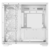Deepcool CG530 4F Mid-Tower Case with Tempered Glass Panels, 4 Pre-Installed ARGB Fans, and Optimal Airflow Support, White Image