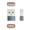 COLORWAY Grey Adapter Type-C To USB-A Image