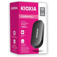 KIOXIA - TOSHIBA 500GB KIOXIA EXCERIA PLUS G2 Portable External SSD Drive