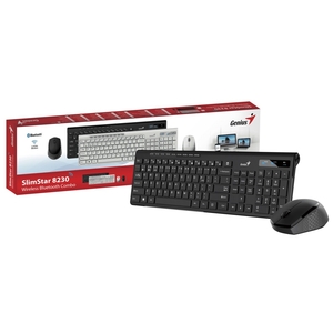Genius Genius SlimStar Bluetooth 5.3 and 2.4GHz Wireless Keyboard and Mouse Set