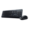 Genius Ergonomic Mouse Pad with Wrist Rest for Support and Comfort with Anti-Slip Rubber Base, Black Image