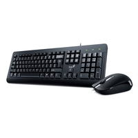 Genius Genius Ergonomic Mouse Pad with Wrist Rest for Support and Comfort with Anti-Slip Rubber Base, Black