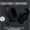 Logitech G535 LIGHTSPEED Wireless Gaming Headset - Lightweight on-ear headphones, flip to mute mic, stereo, compatible with PC, PS4, PS5, USB rechargeable - Black Image