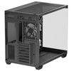Deepcool CG530 4F Mid-Tower Case with Tempered Glass Panels, 4 Pre-Installed ARGB Fans, and Optimal Airflow Support, Black Image