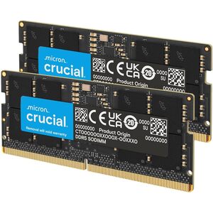 Crucial Crucial DDR5 RAM 32GB Kit (2x16GB) 4800MHz SODIMM, Laptop Computer Memory, Mini PC, CL40