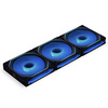 Lian Li UNI AL120 V2 Addressable RGB Black 120mm Fan Triple Pack with Controller Image