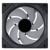Lian Li UNI AL120 V2 Addressable RGB Black 120mm Fan Triple Pack with Controller Image