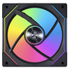 Lian Li UNI AL120 V2 Addressable RGB Black 120mm Fan Triple Pack with Controller Image