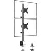 BONTEC Dual Monitor Stand, Vertical Arm for 13-34 Inch Screens, Supports Up to 10kg Image