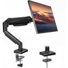 BONTEC Single Arm Monitor Desk Mount for 13-32 inch Screen, Tilt, Swivel, Rotation, Supports Up to 10kg Image