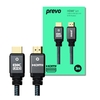 Prevo HDMI 2.1  Cable, 3m, Black & Grey, Supports Displays up to 8K@60Hz Image
