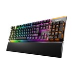Be Quiet! Light Mount Silent Tactile RGB Mechanical Keyboard, 3D Media Wheel, 5 Macro Keys, Sound-Proofing, Black